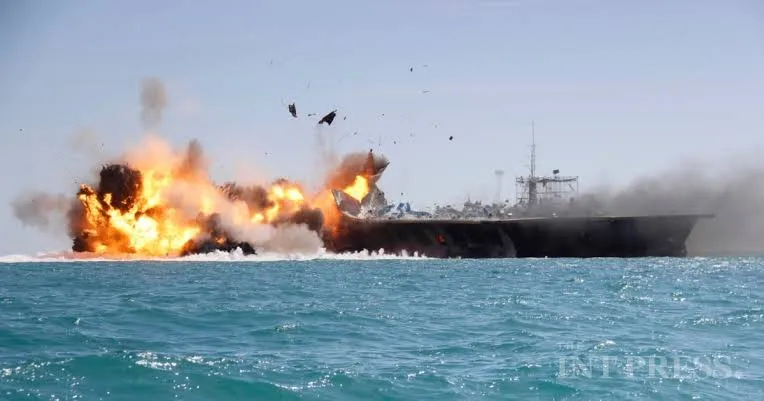 iran-irgc-attempts-first-strike-on-us-aircraft-carrier-with-qasem-basir-missile